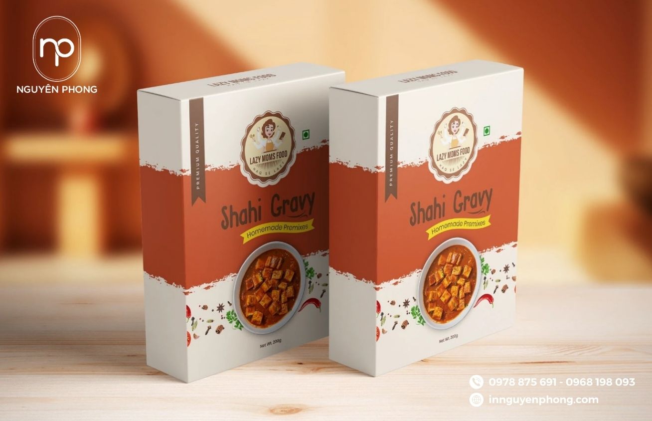 Túi giấy đựng gia vị nổi bật